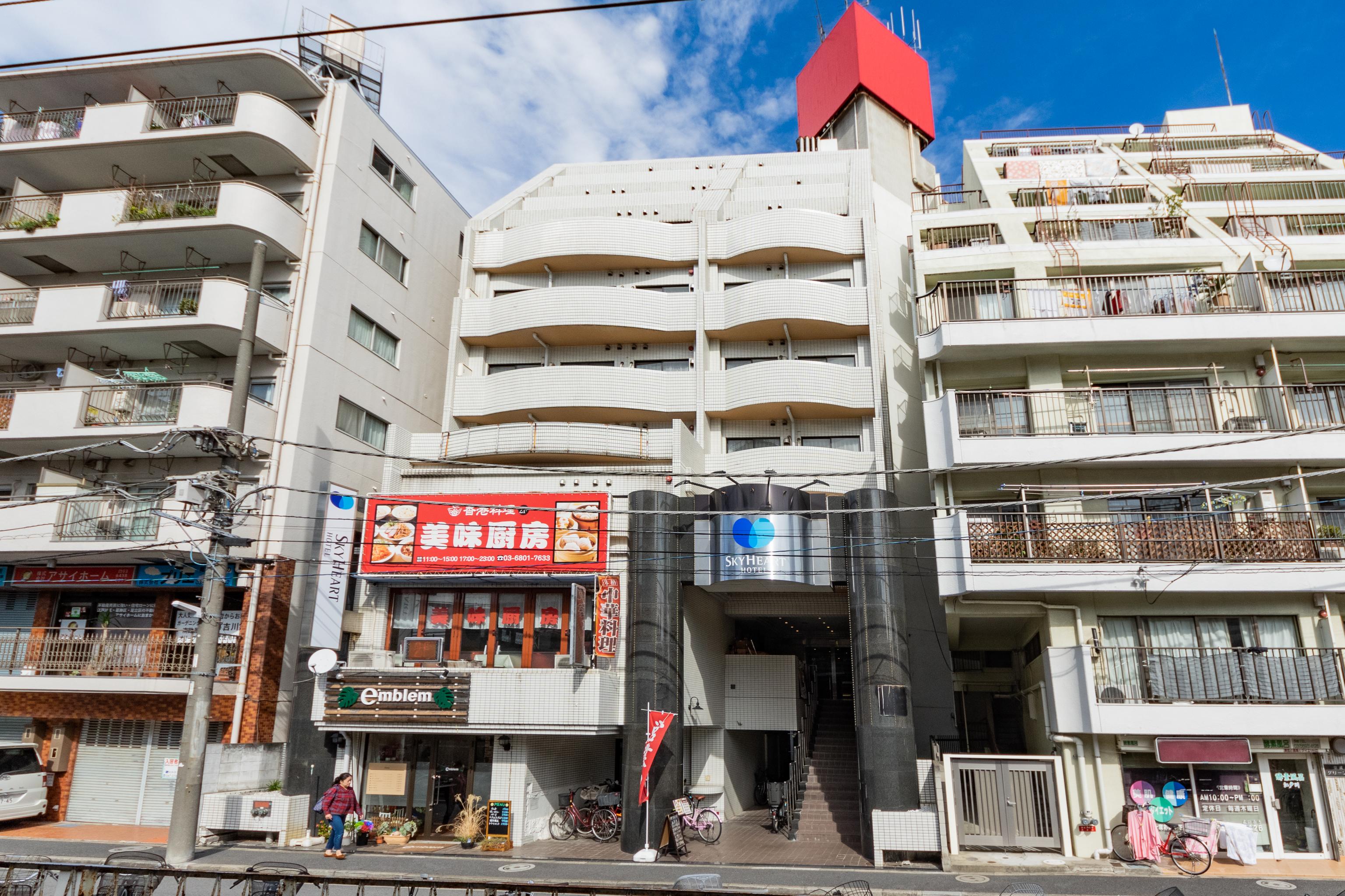 Sky Heart Hotel Koiwa Tokyo prefektur Exteriör bild